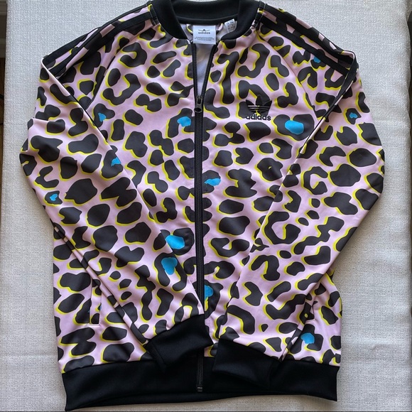 cheetah print adidas jacket